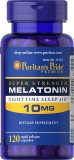Puritan's Pride Super Strength Melatonin 10 Mg - 120 Tablet
