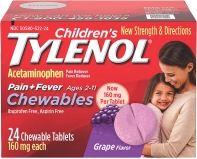 Tylenol Children's Chewables - 24 Tablet