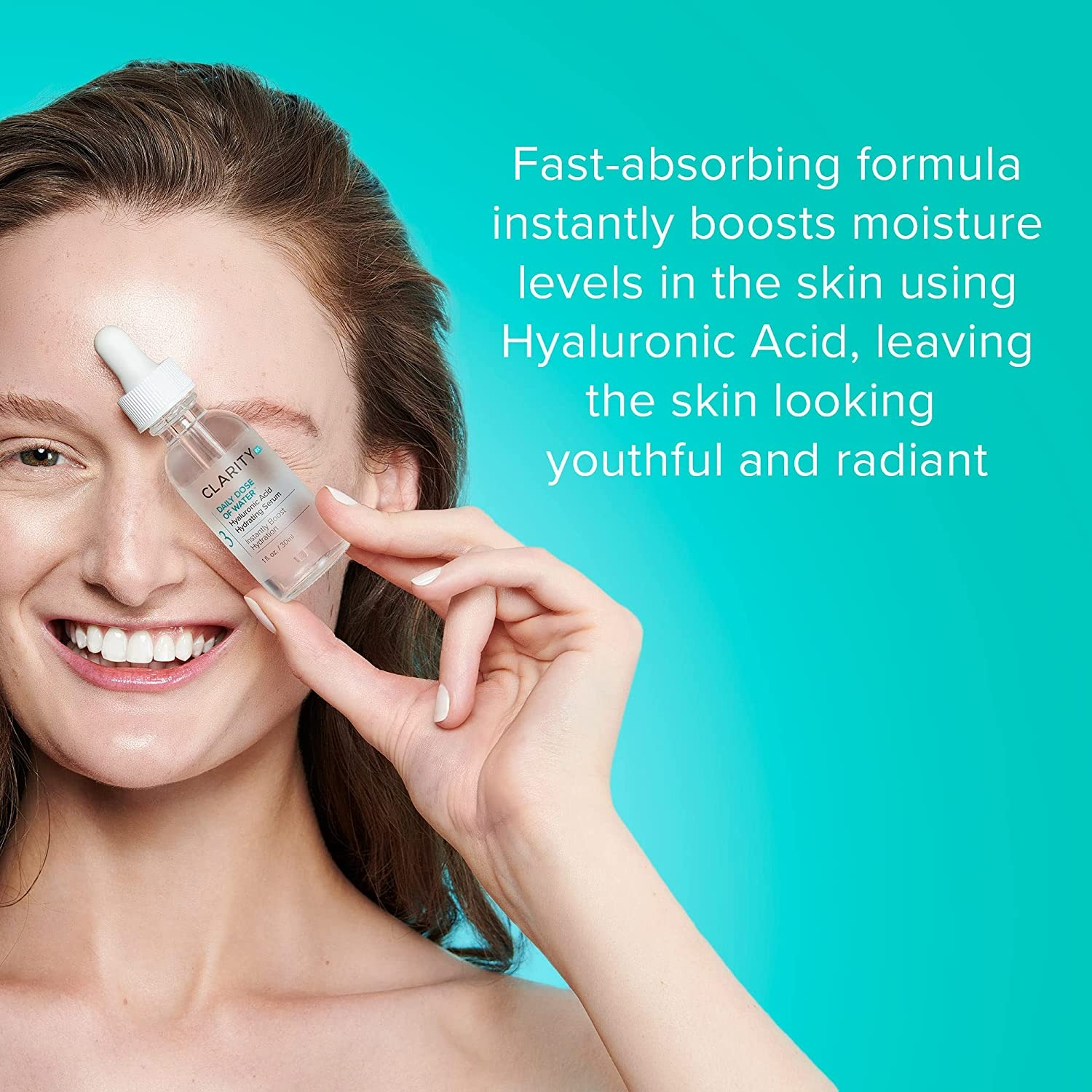 ClarityRx Daily Dose of Water Hyaluronic Acid Hydrating Face Serum 1