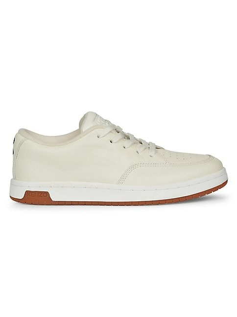 Kenzo Leather Low-Top Sneakers