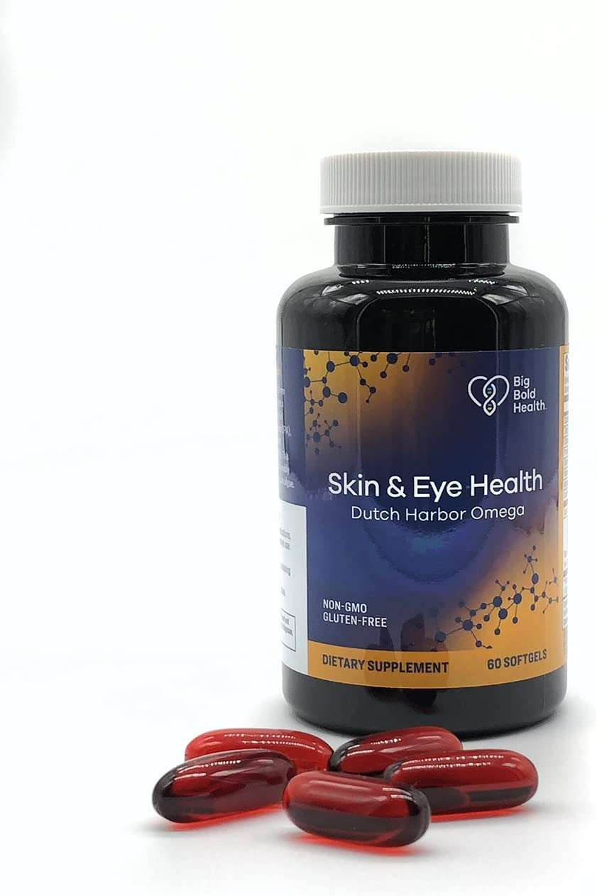 Big Bold Health Skin & Eye Health | Wild Alaskan Salmon Oil with Astaxanthin - 60 Adet