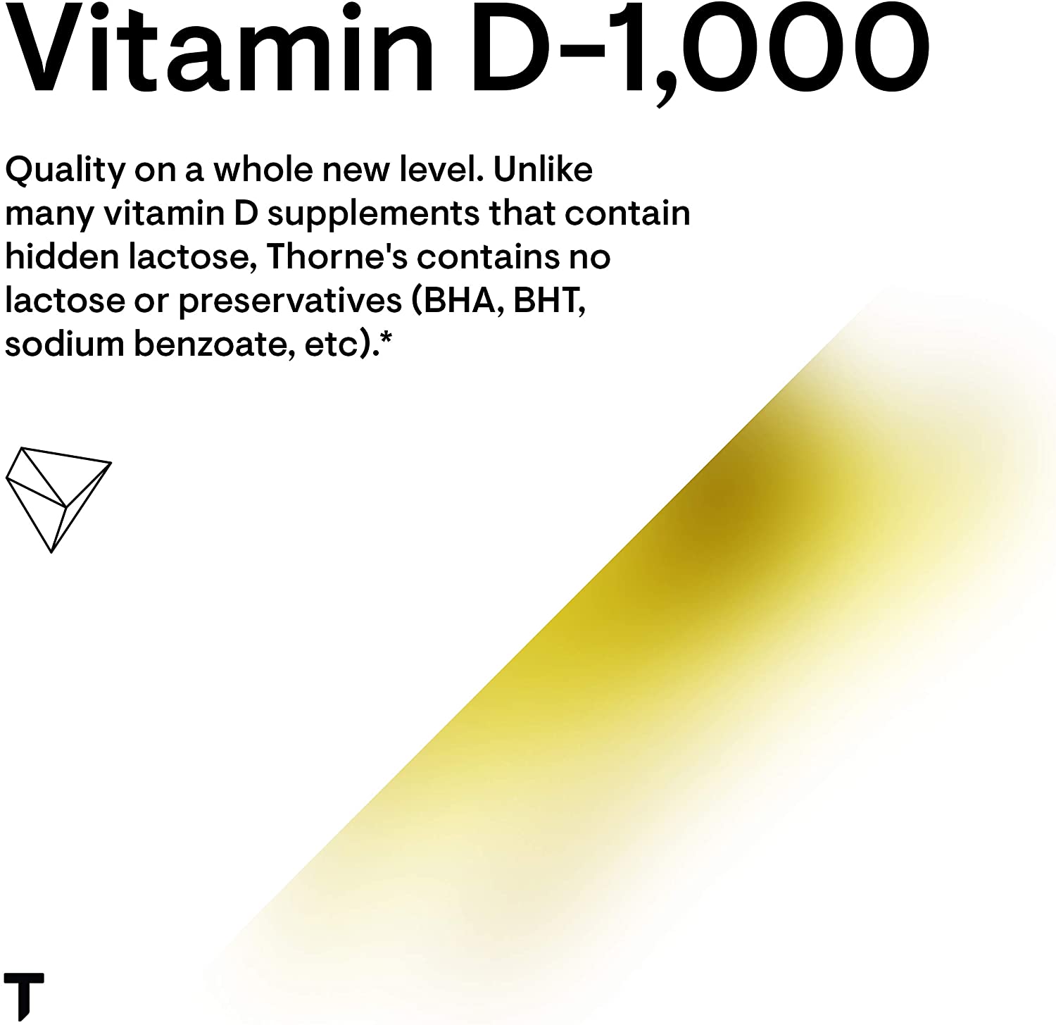 Thorne Research Vitamin D-1000 - 90 Tablet