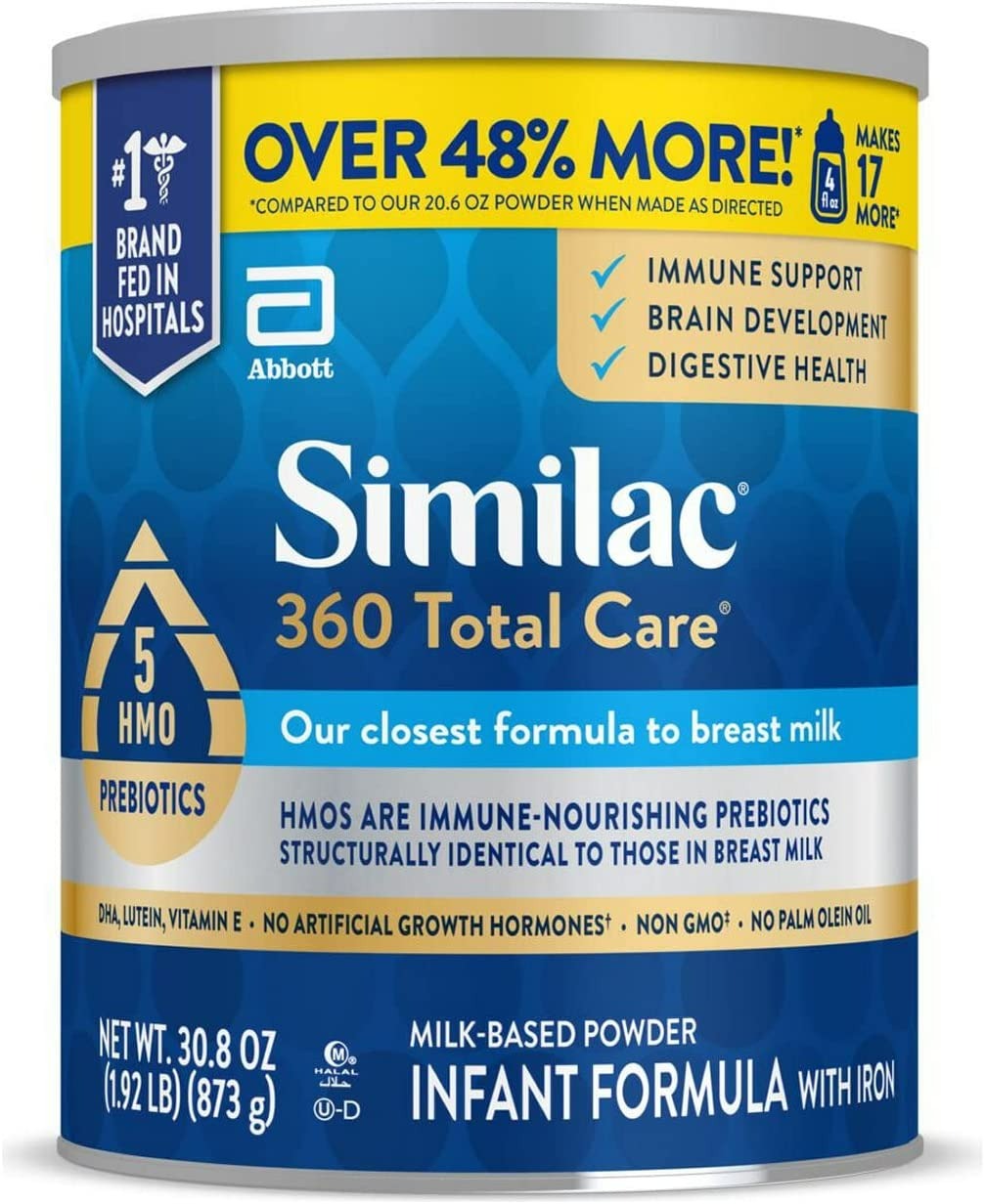  Similac 360 Total Care Infant Formula - 30.8 Oz - 6 Adet