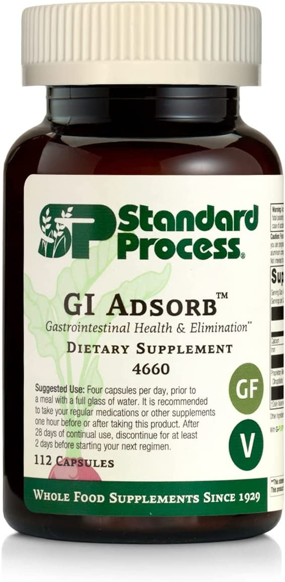 Standard Process - GI Adsorb for Gastrointestinal Health and Elimination - 112 Adet