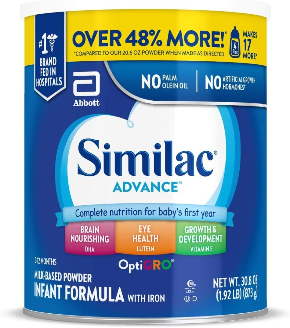 Similac Advance Infant Baby Formula Powder - 30.8 Oz