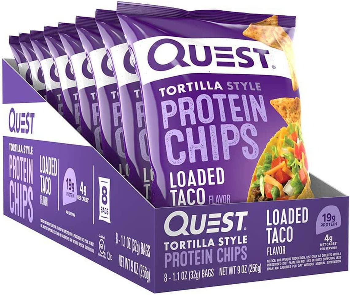Quest Nutrition Tortilla Style Protein Chips - 1.1 Oz - 8 Paket