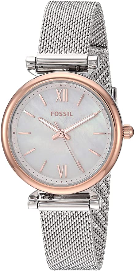 Fossil Women's Carlie Mini Stainless Steel Quartz Watch